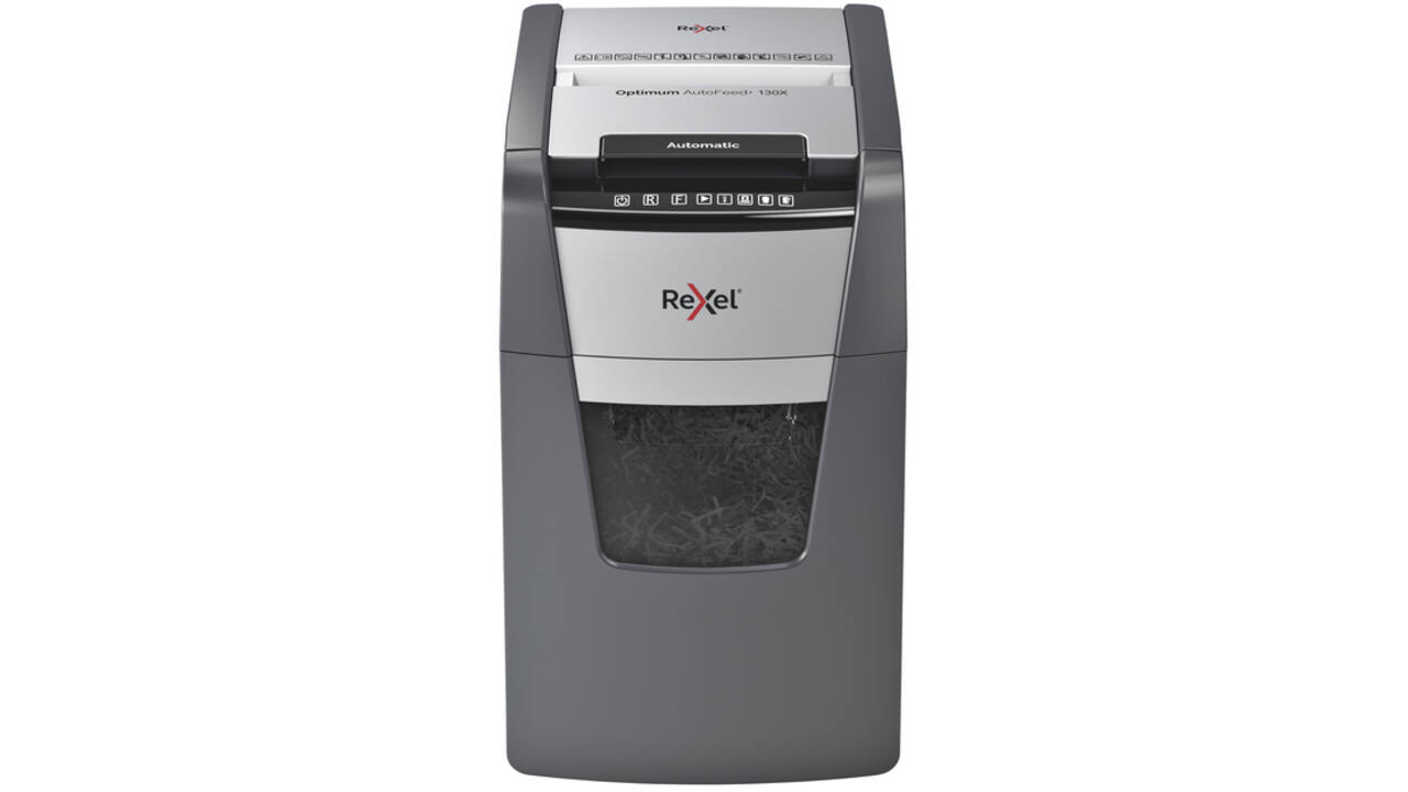 Papiervernietiger Rexel Optimum Auto+ 130X P4 snippers 4x28mm