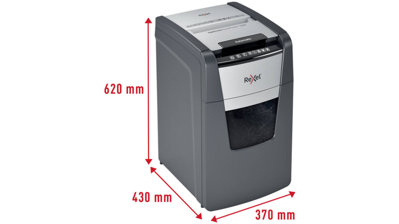 Papiervernietiger Rexel Optimum Auto+ 130X P4 snippers 4x28mm
