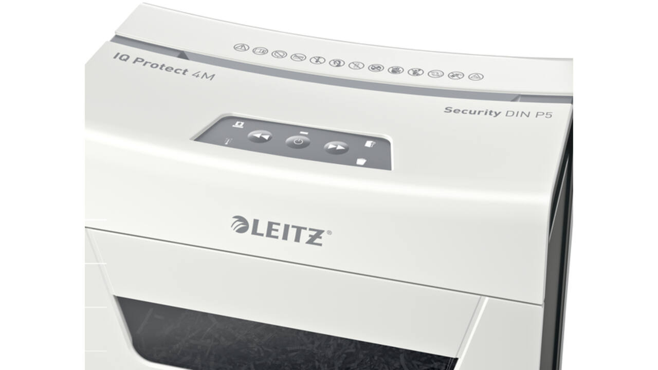 Papiervernietiger Leitz IQ Protect Premium 4M snippers 2x15mm