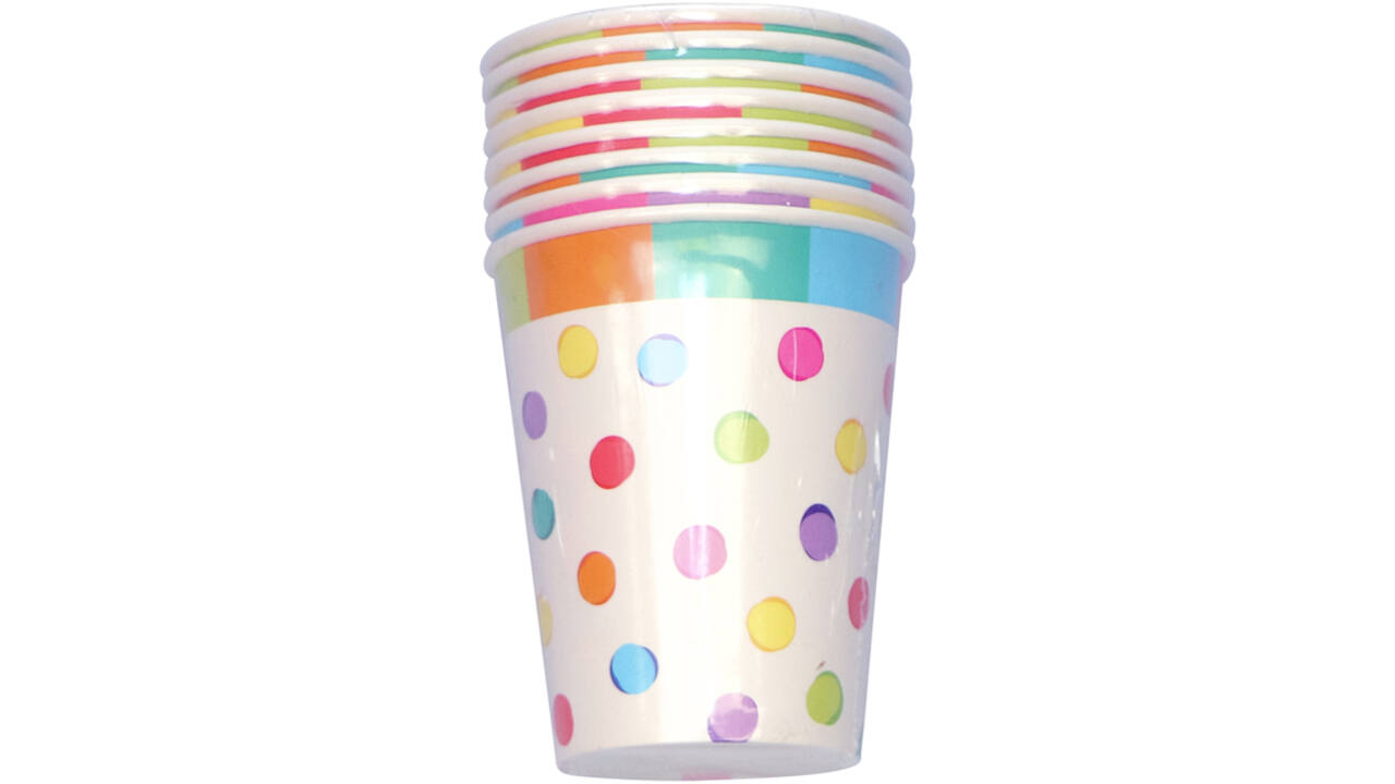Bekers Haza Festive Colors 250ml 8 stuks