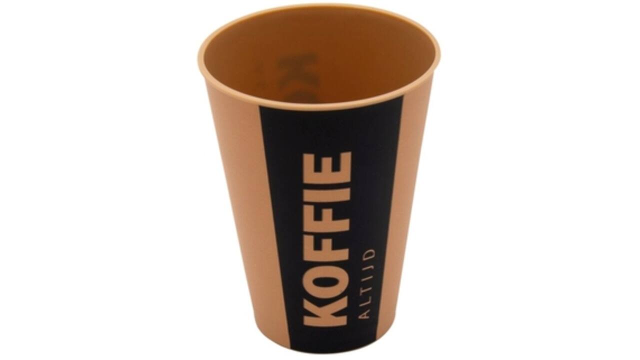 Beker IEZZY 180ml herbruikbaar Altijd Koffie 20 stuks bruin