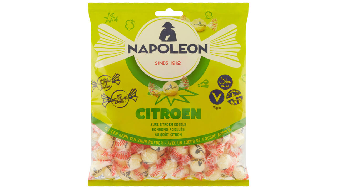 Snoep Napoleon citroen zak 1kg