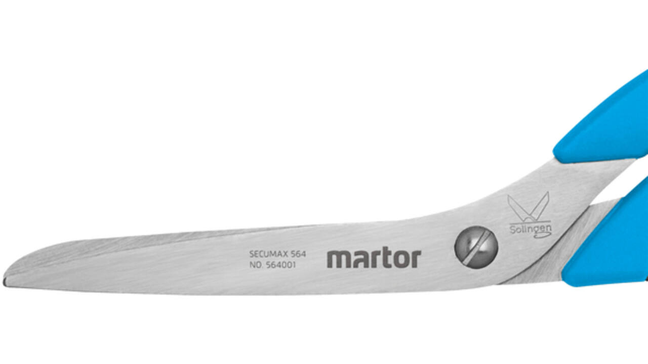 Veiligheidsschaar Martor Secumax 564 80mm blauw