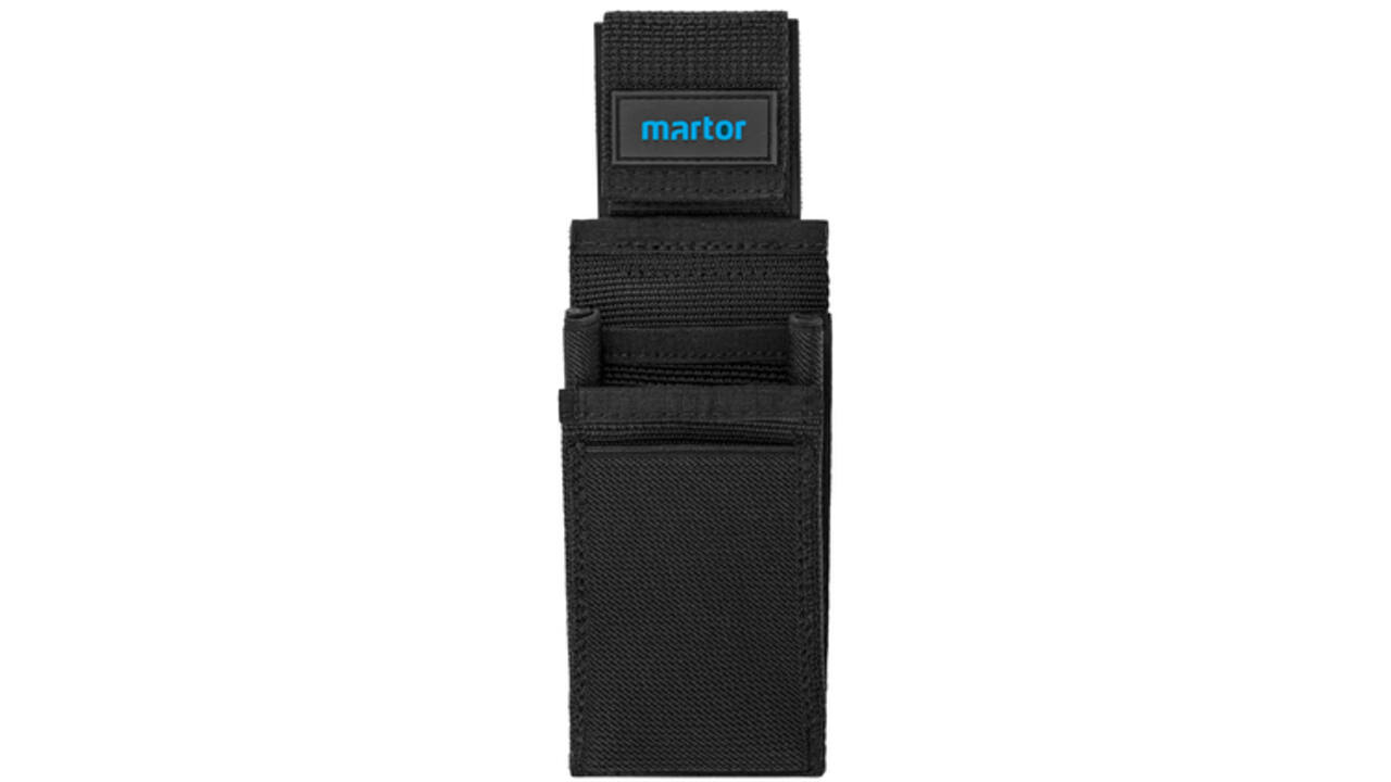 Riemtas Martor met clip L zwart