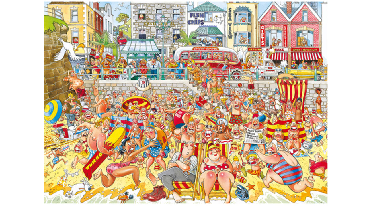 Puzzel Wasgij Retro Orginal 8 Vloed 1000 stukjes