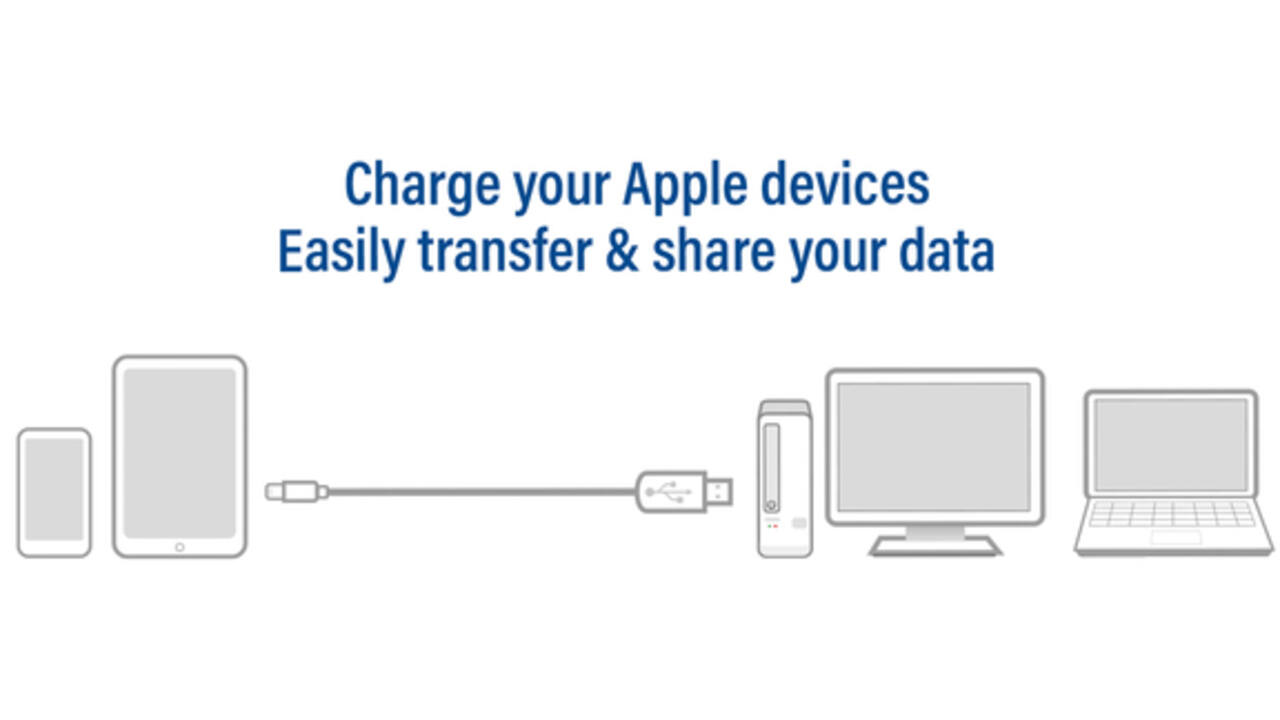 Kabel ACT USB-C naar Lightning laad -en data 1 meter
