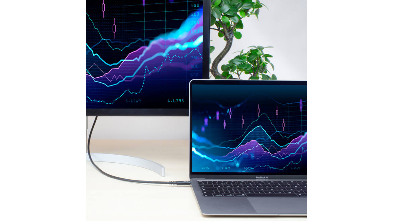 Kabel ACT USB-C USB 4 20Gbps Thunderbolt3 1 meter