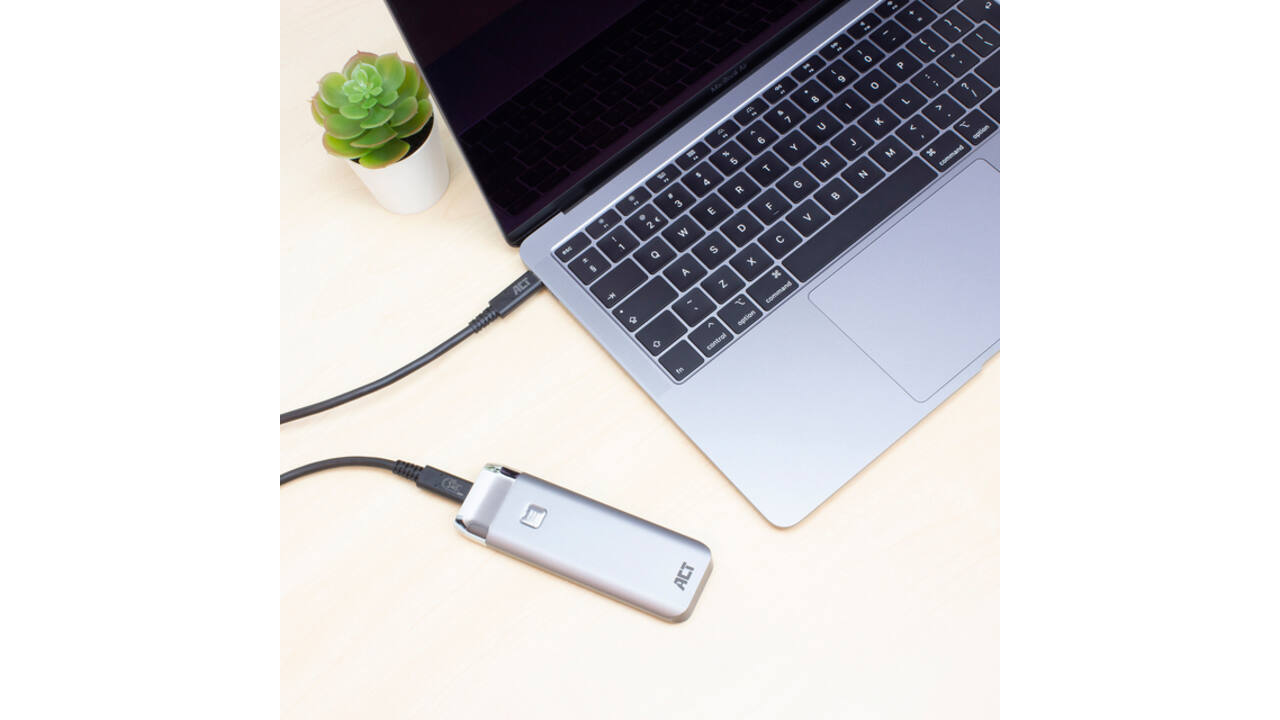 Kabel ACT USB-C USB 4 20Gbps Thunderbolt3 1 meter