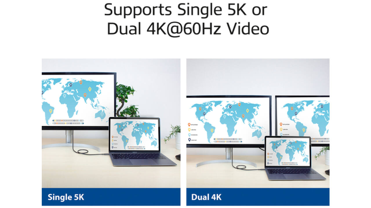 Kabel ACT USB-C USB 4 20Gbps Thunderbolt3 1 meter