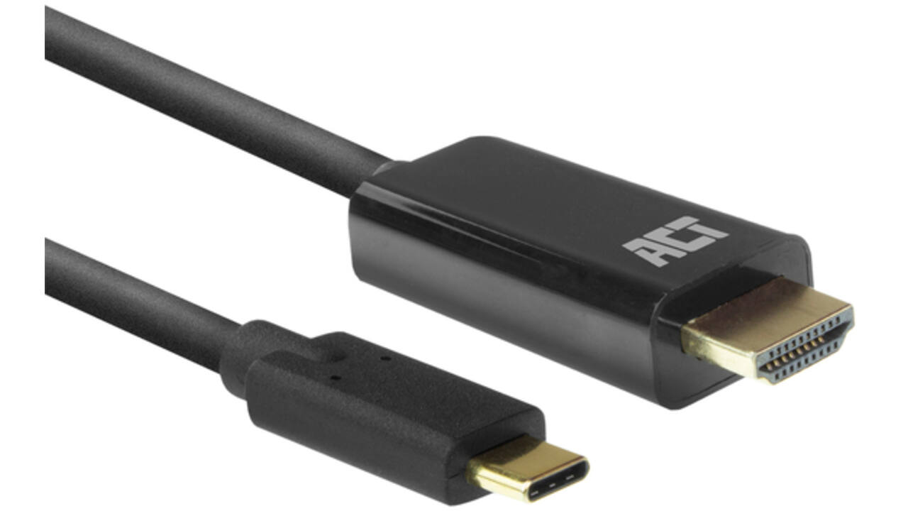 Kabel ACT USB-C naar HDMI 60Hz 2 meter