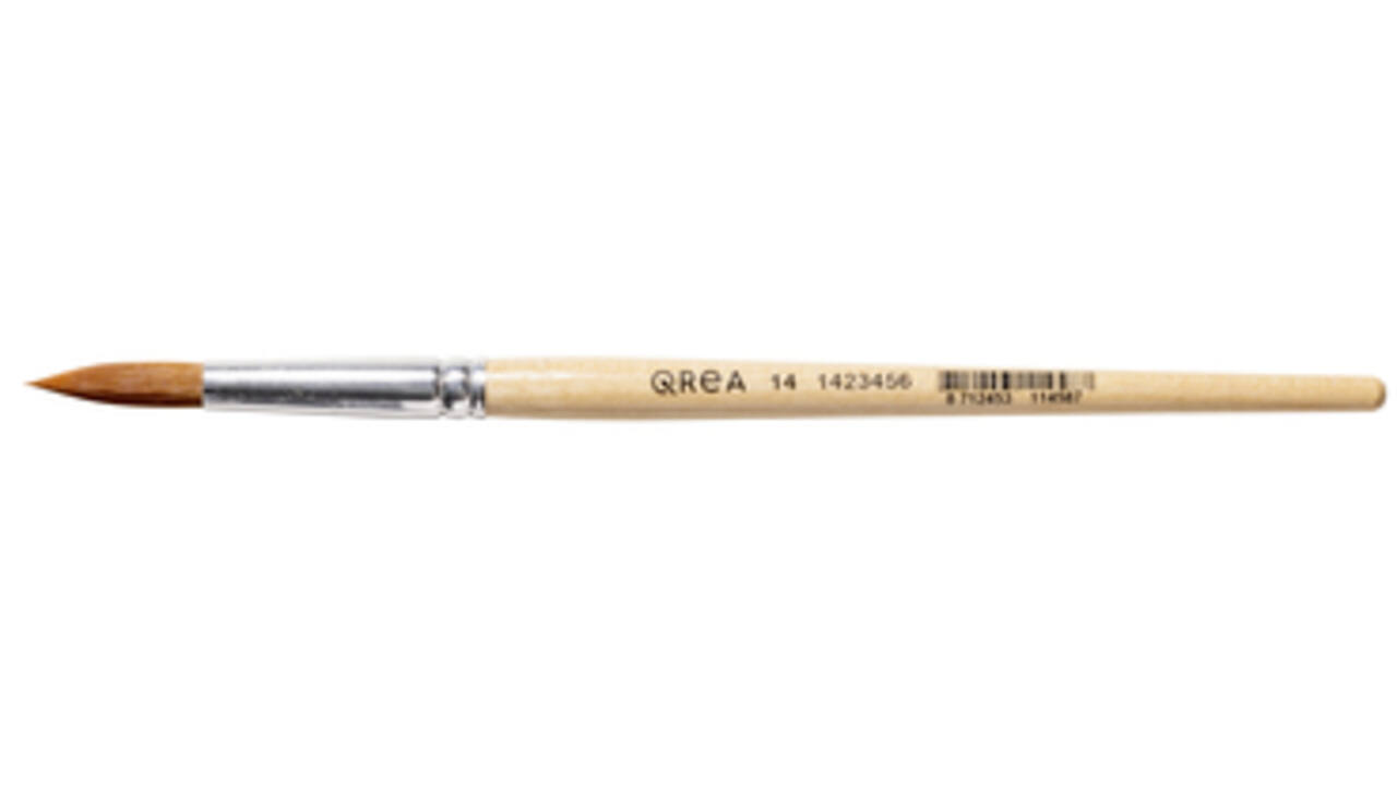 Penseel Qrea synthetisch haar nr 14 breedte 9,6mm