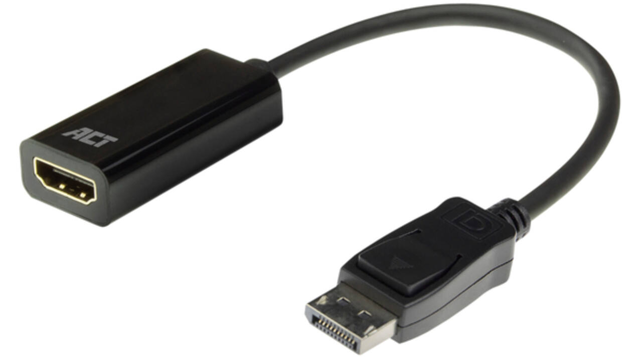 Adapter ACT DisplayPort naar HDMI