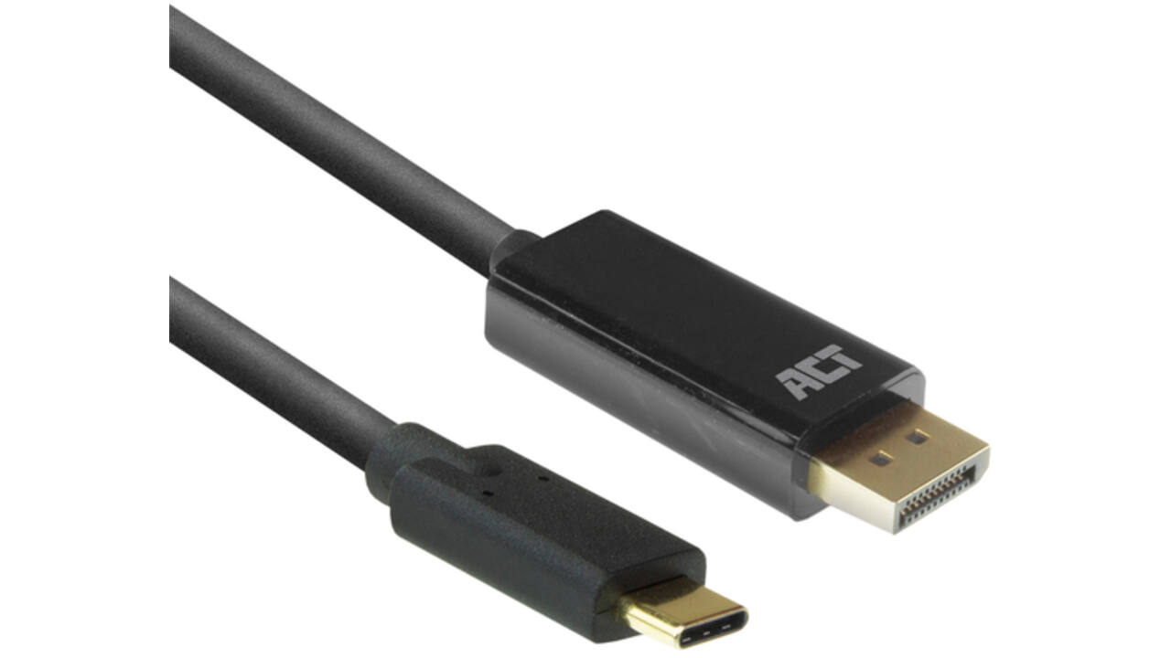 Kabel ACT USB-C naar Displayport 60Hz 2 meter