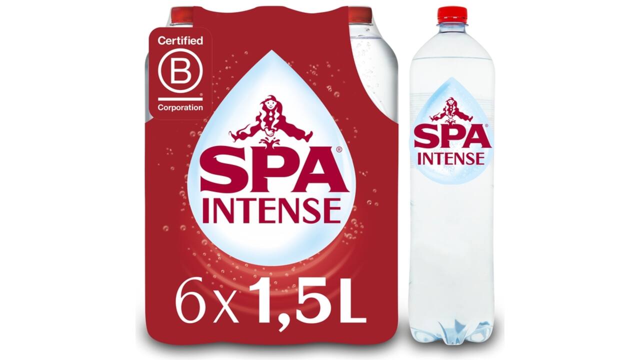 Water Spa Intense rood petfles 1.5 liter