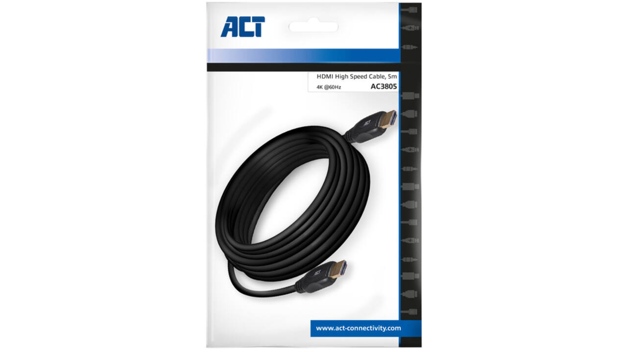 Kabel ACT HDMI High Speed type 1.4 5 meter