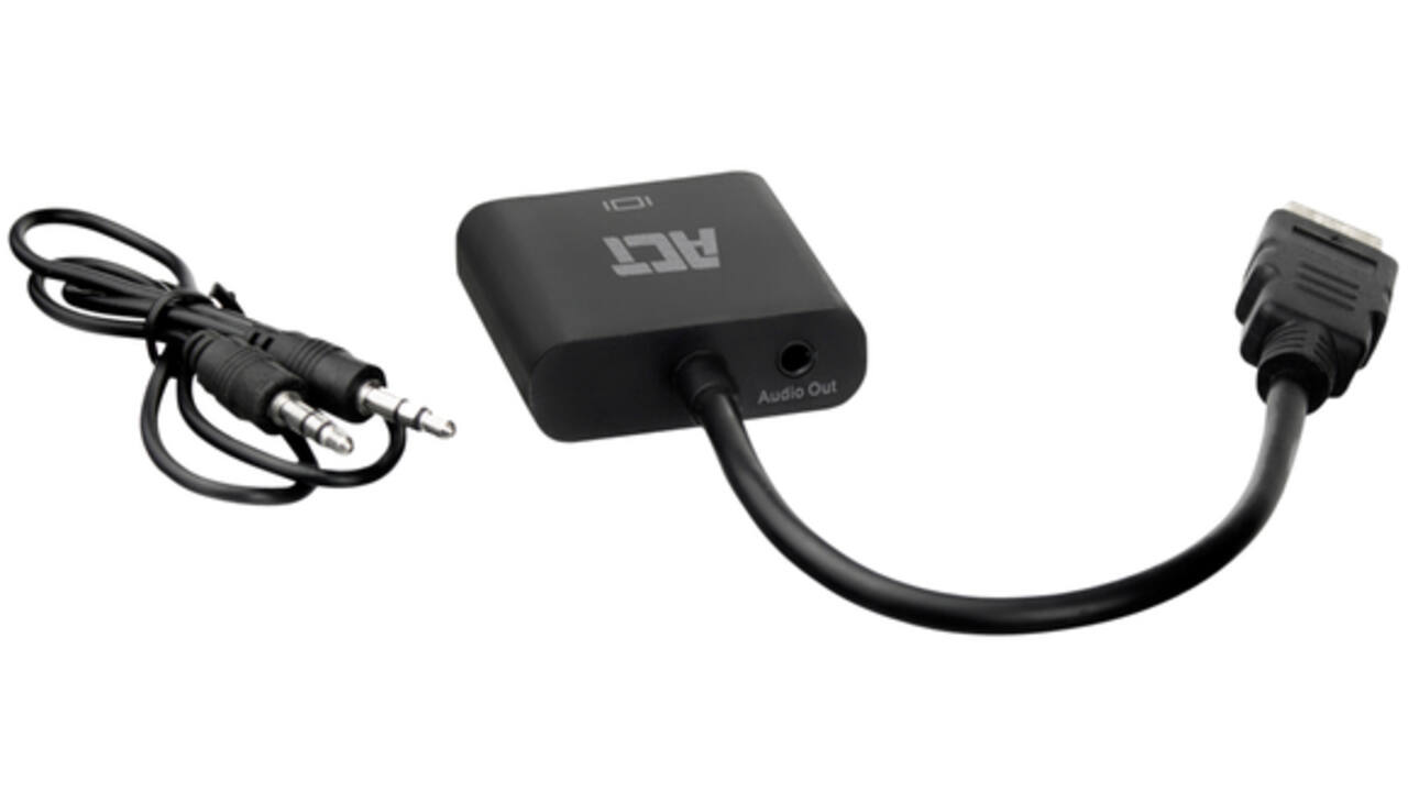 Adapter ACT HDMI naar VGA met audio