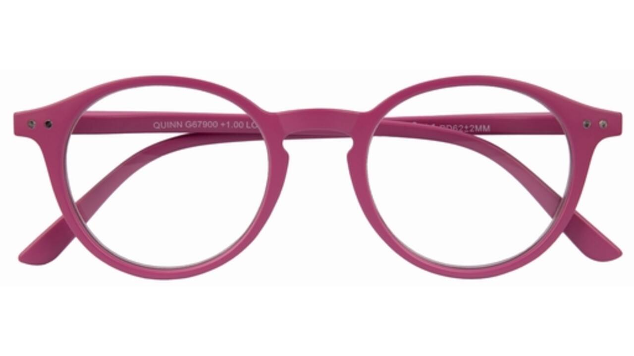 Leesbril I Need You +2.00 dpt Quinn roze