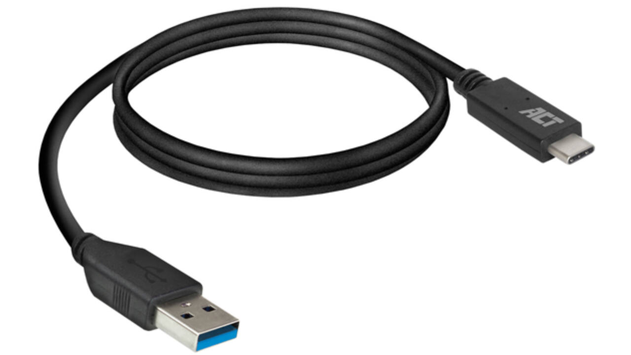 Kabel ACT USB A 3.2 naar USB-C 1 meter