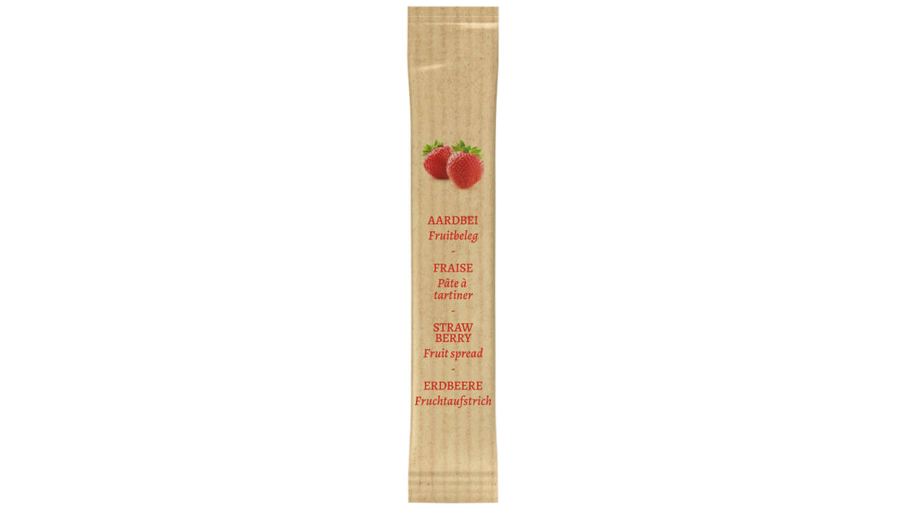 Fruitbeleg van Oordt VarieJantjes aardbeien 12x15 gram sticks
