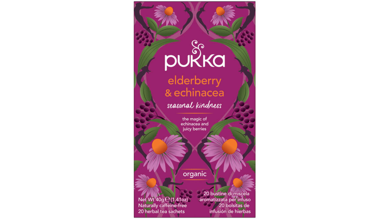 Thee Pukka elderberry en echinacea 20 zakjes