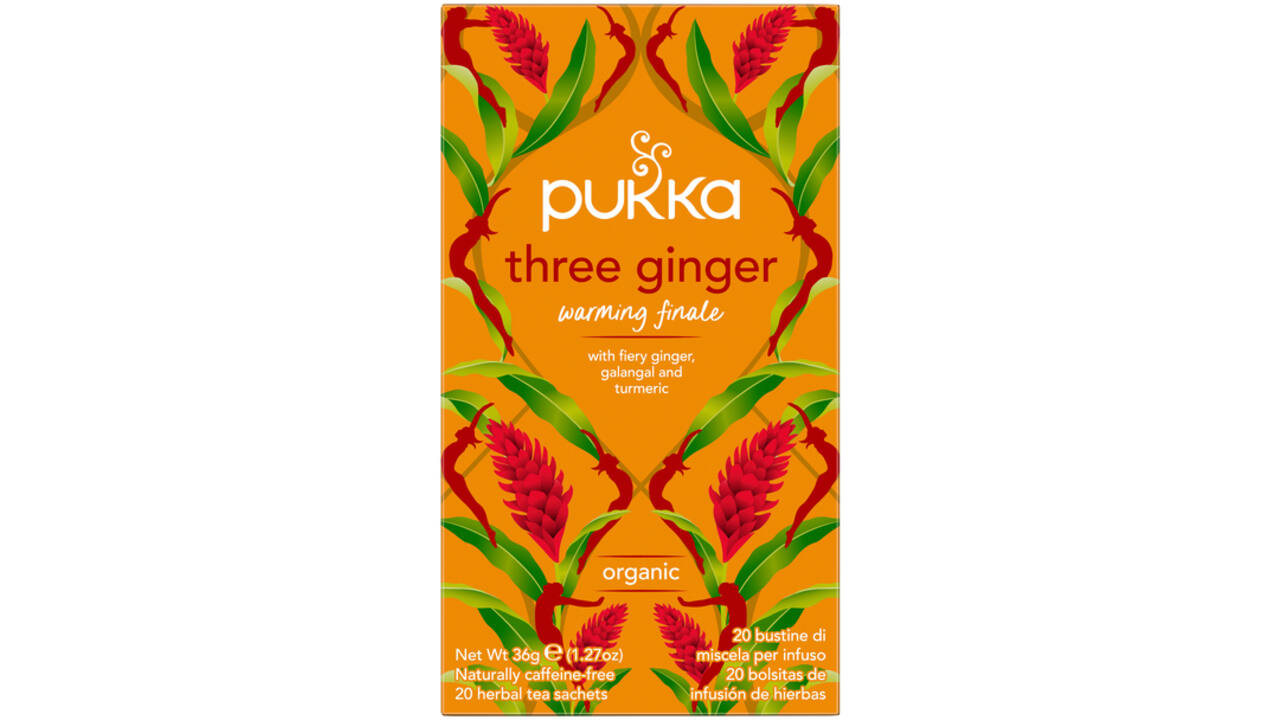 Thee Pukka ginger 20 zakjes