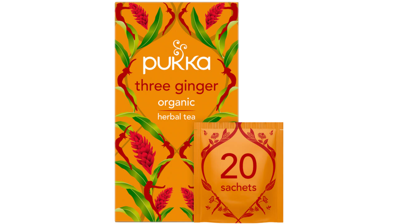 Thee Pukka ginger 20 zakjes