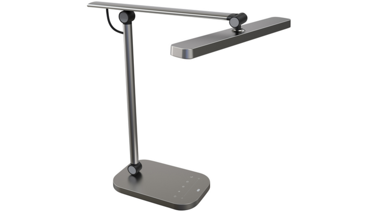 Bureaulamp Unilux Pureline led grijs