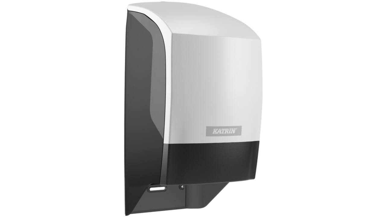 Toiletpapierdispenser Katrin systeemrol wit 77496