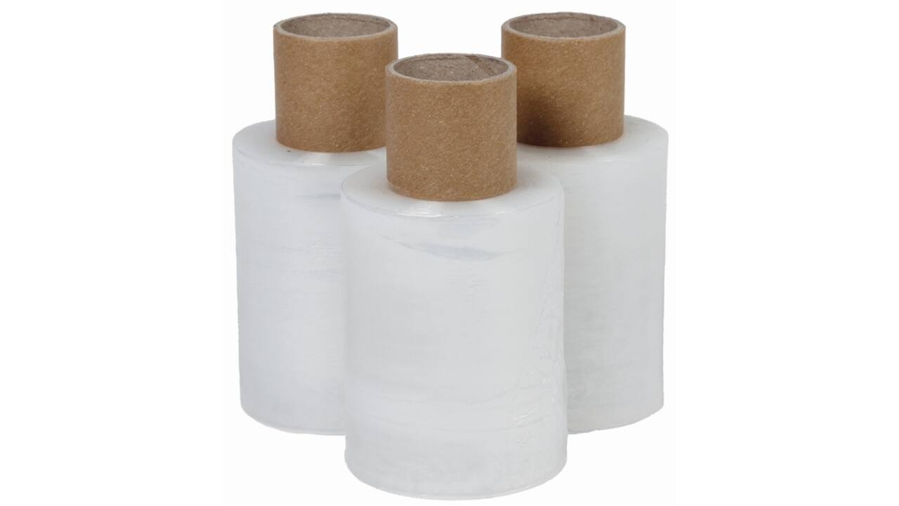 Wikkelfolie IEZZY 100mmx150m 20mu transparant