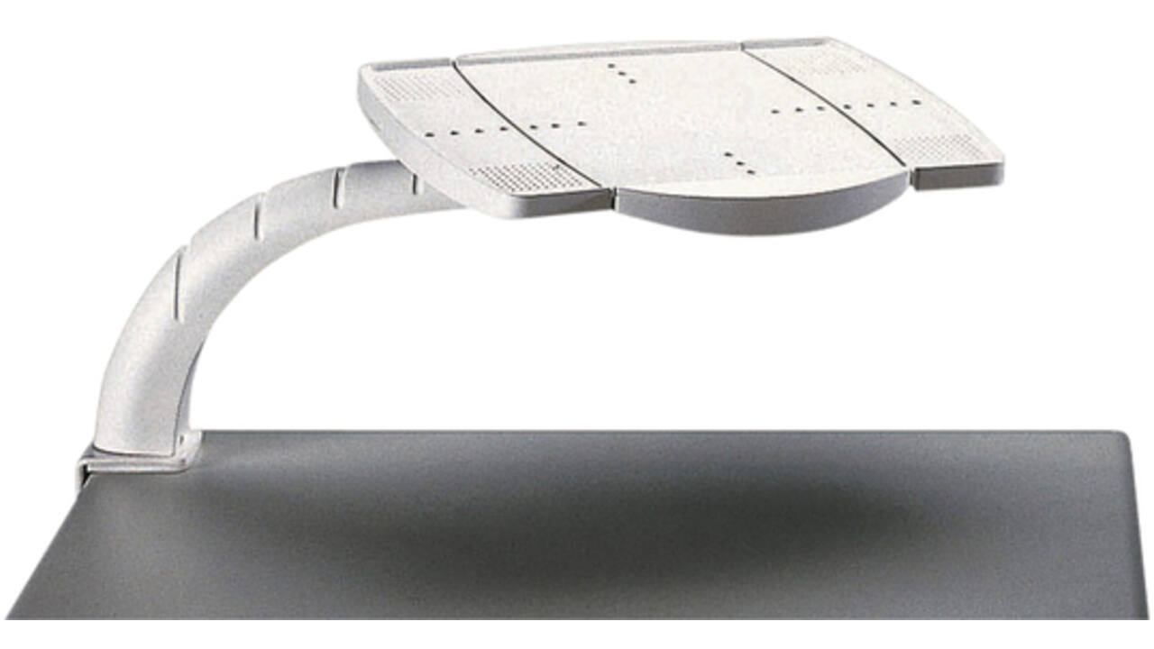 Telefoonarm MAUL compact plateau 22x36cm grijs