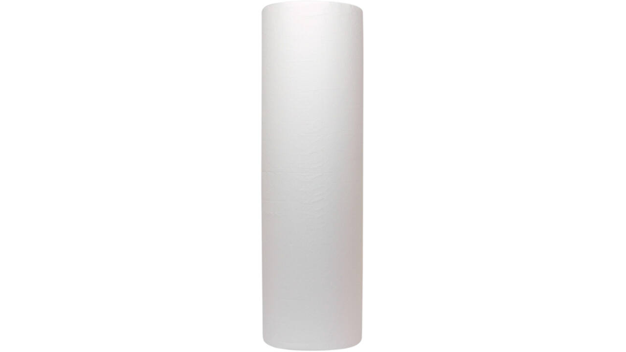 Onderzoektafelpapier Euro Products 45cm breed 2-laags 100m wit 138047