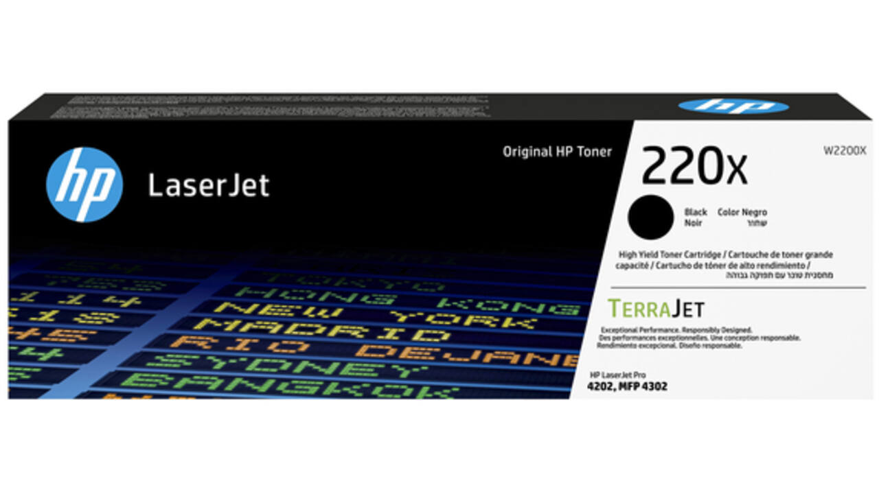 Tonercartridge HP W2200X 220X zwart