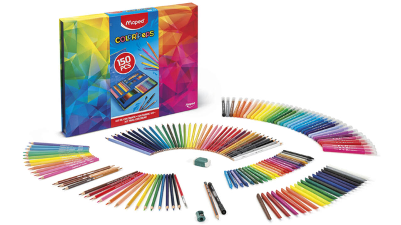 Tekenset Maped Color'Peps 150-delig assorti