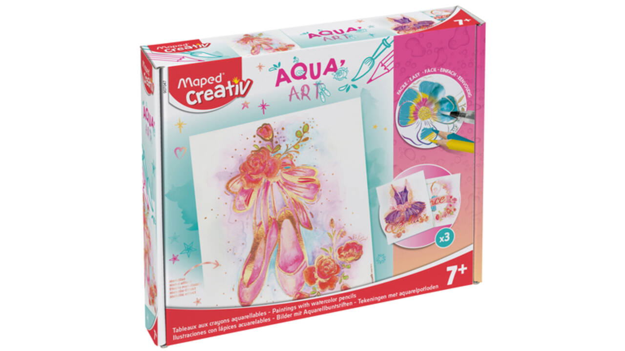 Hobbyset Maped Creativ Aqua'Art ballet 14-delig assorti