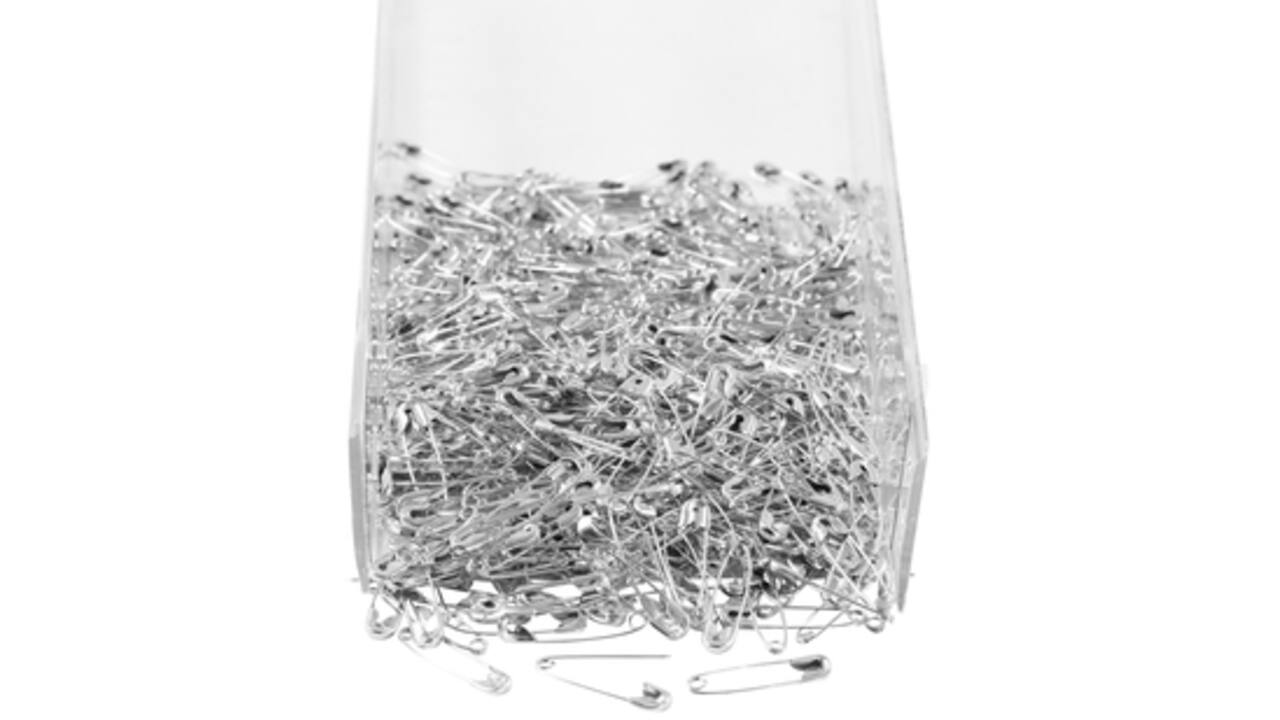 Veiligheidsspeld Creativ Company zilverkleurig 22mm 500 stuks