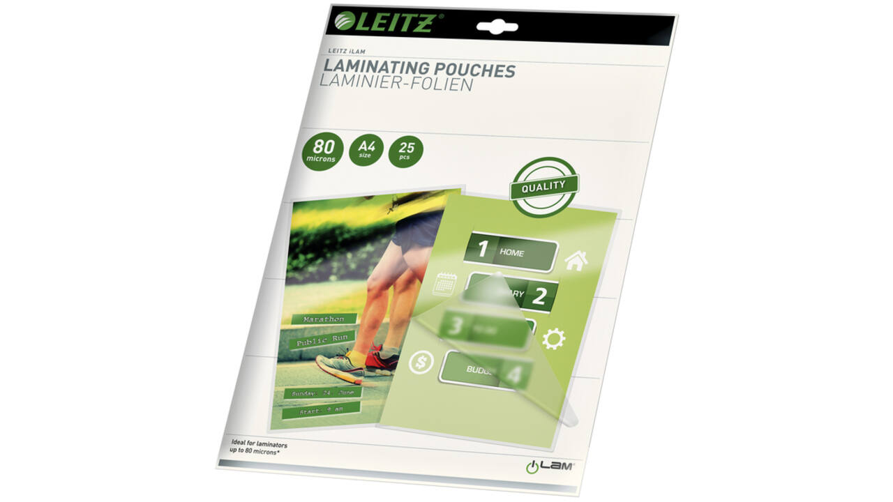 Lamineerhoes Leitz iLAM A4 2x80micron EVA 25stuks