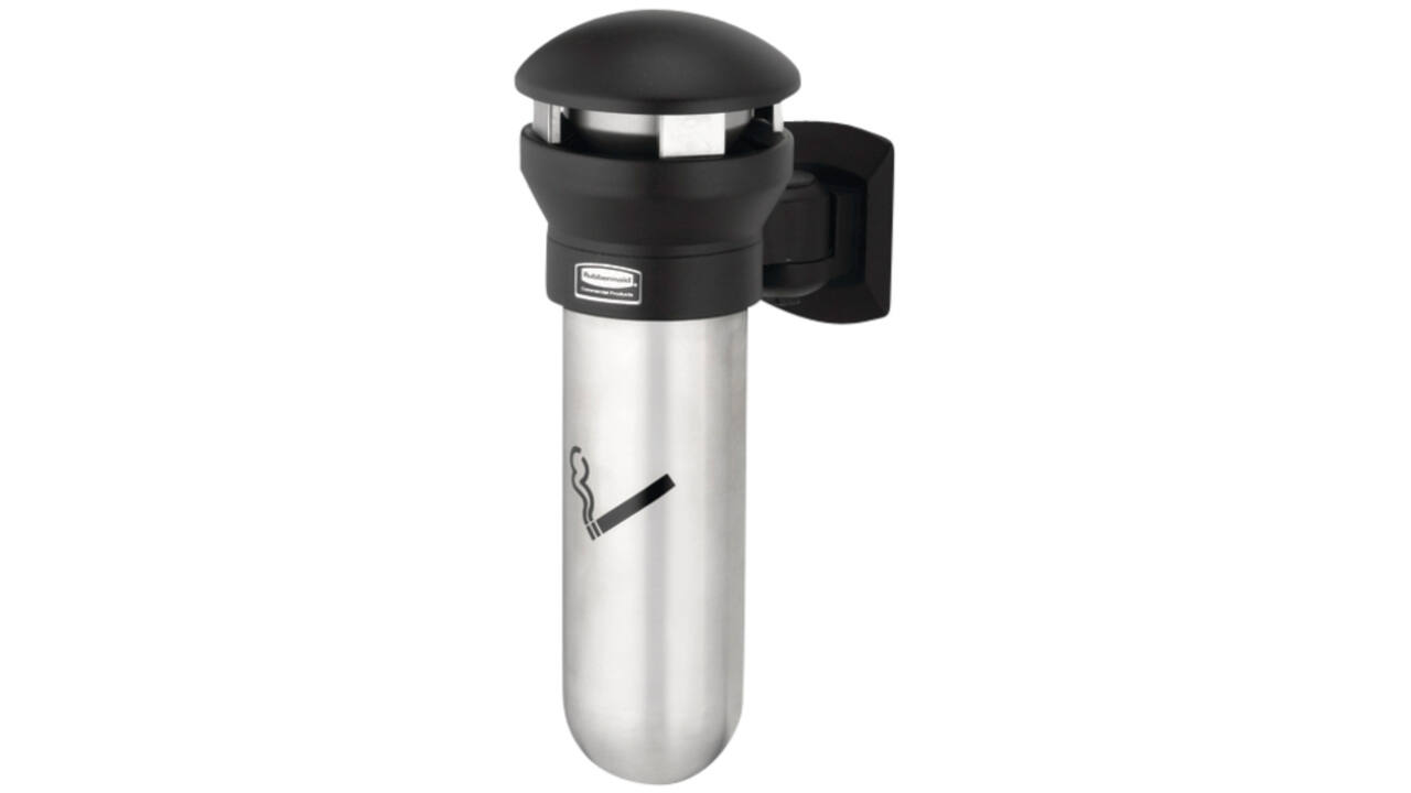 Asbak Rubbermaid Infinity muurbevestiging RVS