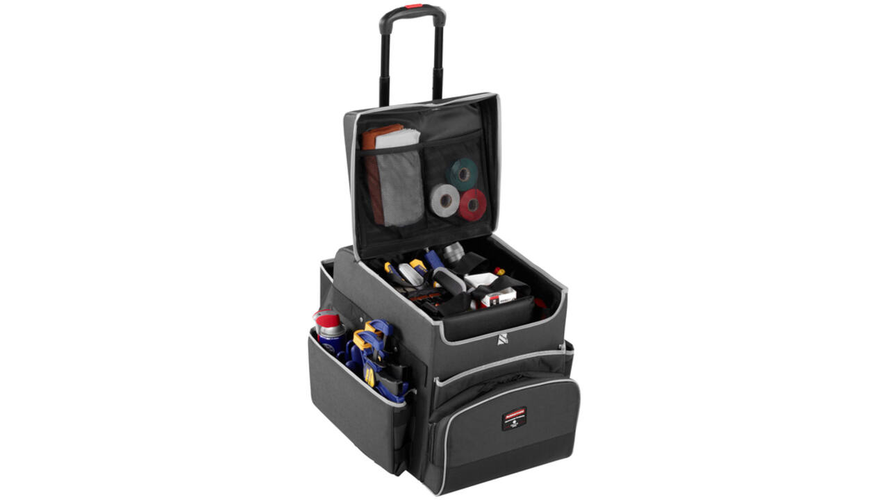 Trolley Rubbermaid Executive Quick Cart klein grijs