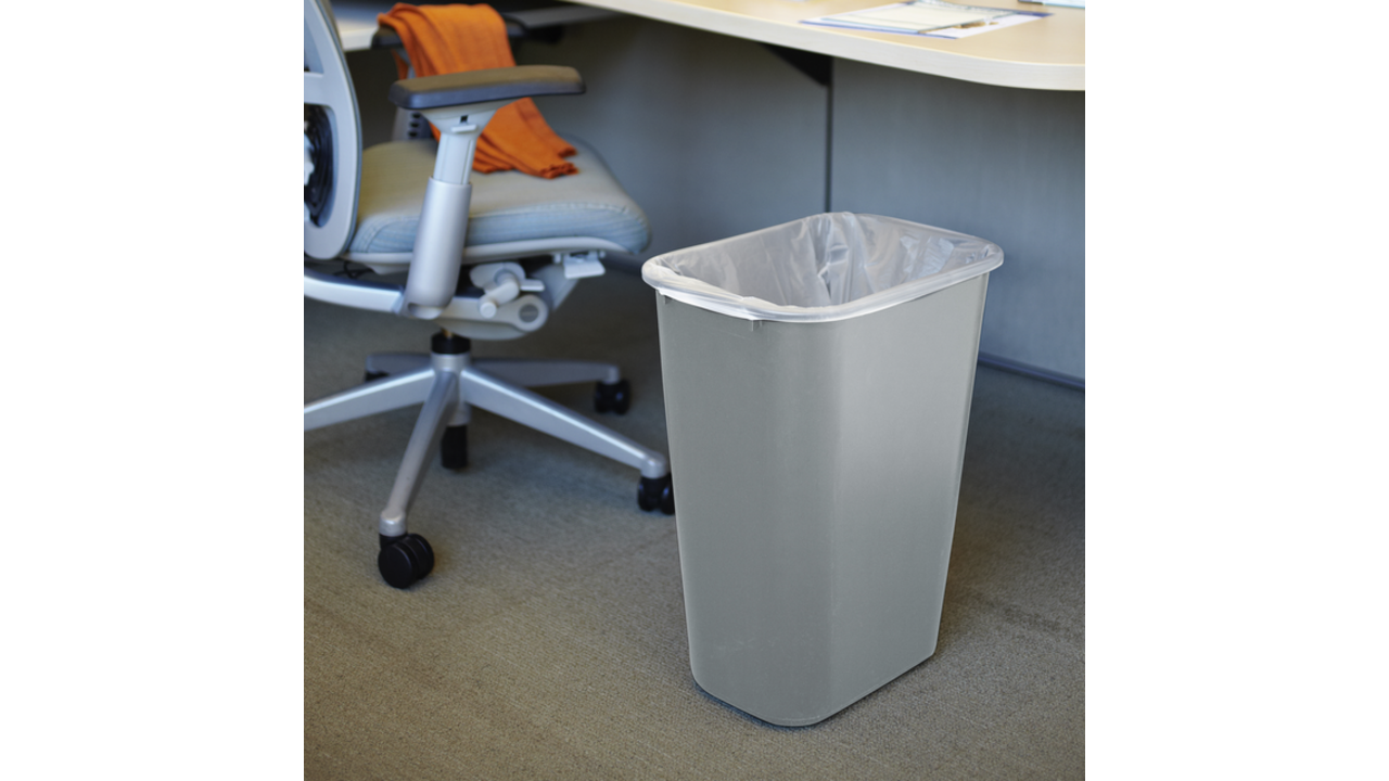Afvalbak Rubbermaid medium 26liter grijs