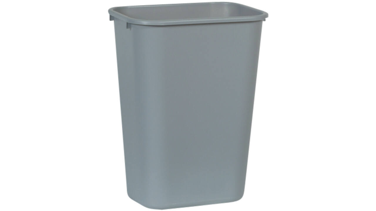 Afvalbak Rubbermaid groot 39liter grijs