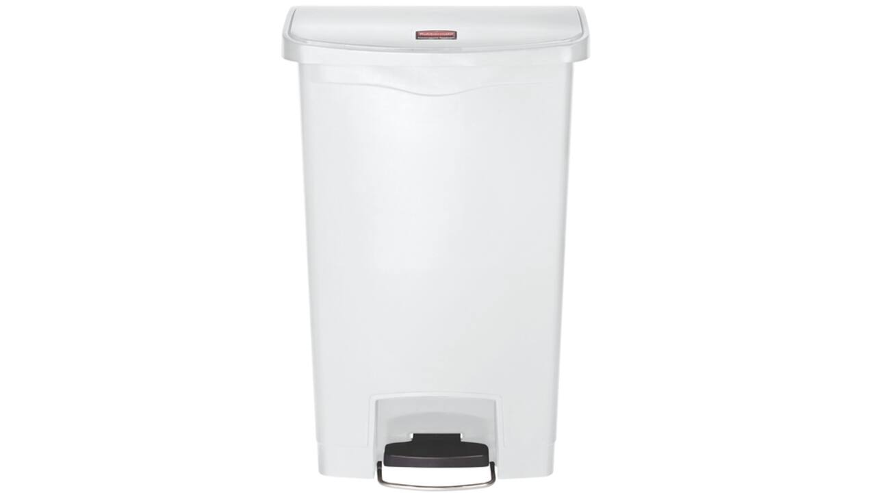 Pedaalemmer Rubbermaid Slim Jim Step-On 50liter wit