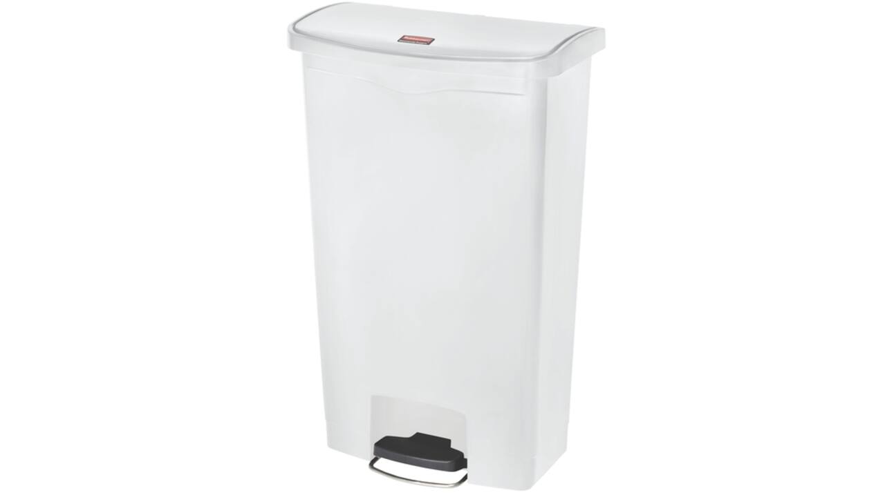 Pedaalemmer Rubbermaid Slim Jim Step-On 68liter wit