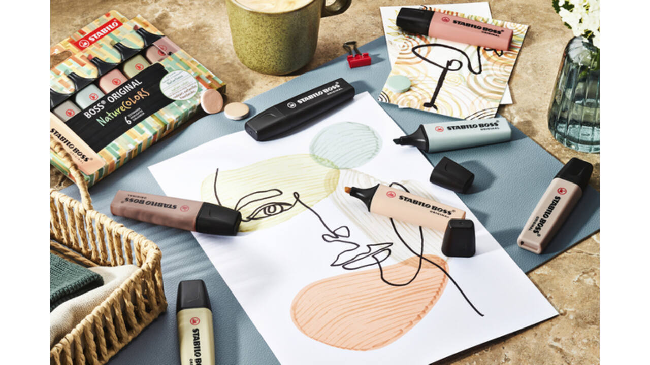 Markeerstift STABILO Boss Original 70/46 nature colors zwart