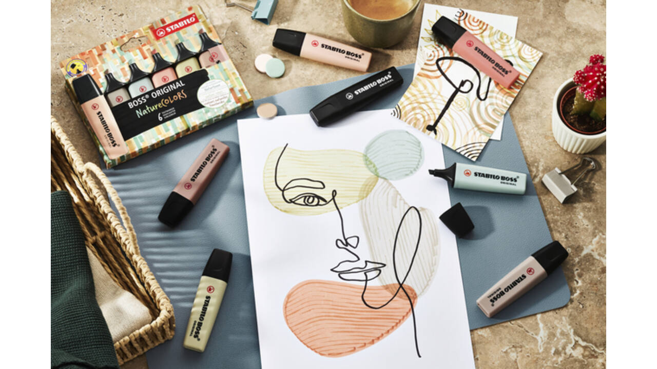 Markeerstift STABILO Boss Original 70/46 nature colors zwart