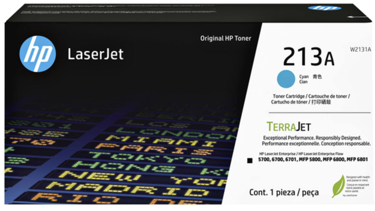Tonercartridge HP W2131A 213A blauw