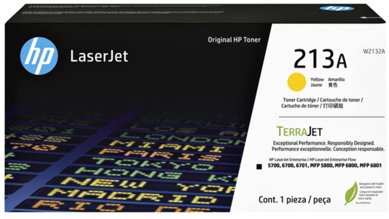 Tonercartridge HP W2132A 213A geel