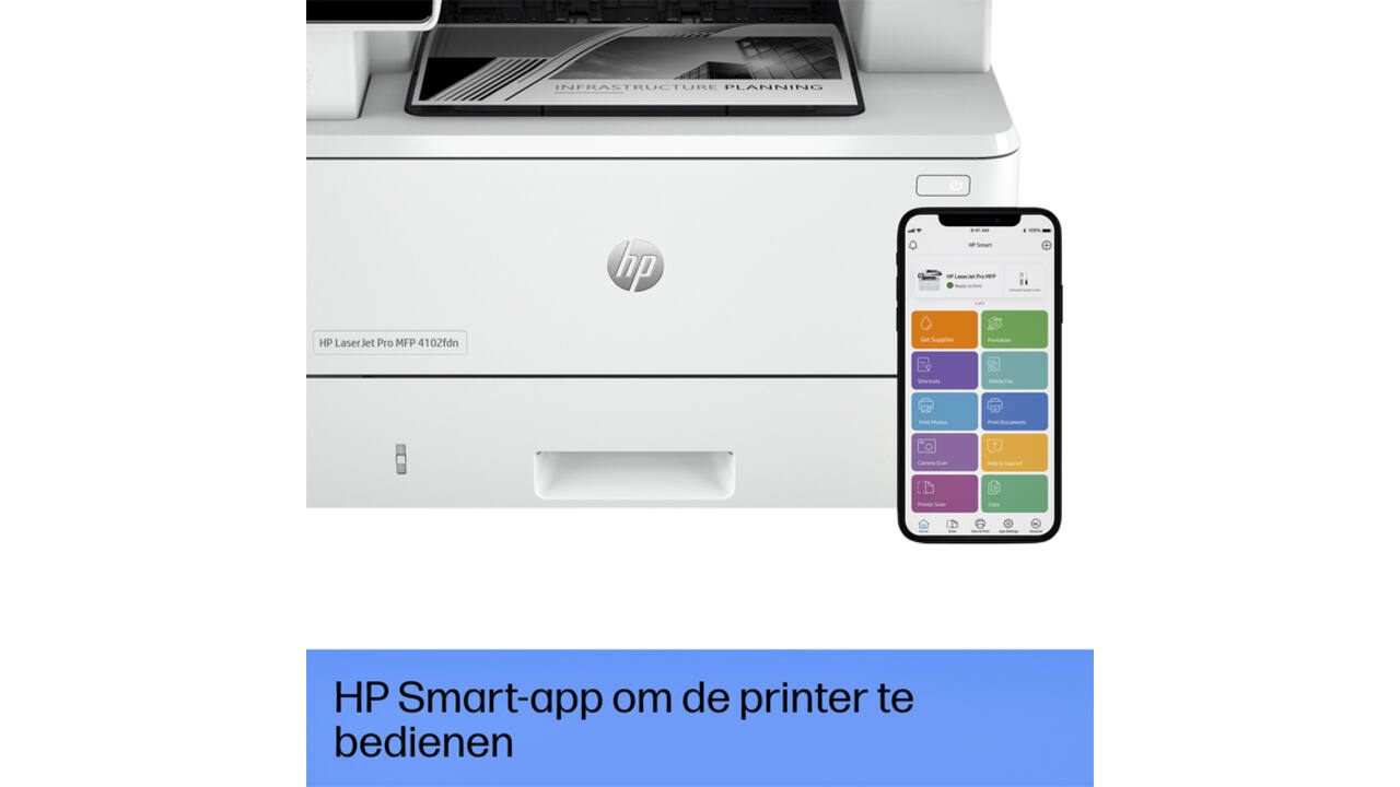 Multifunctional Laser printer HP laserjet 4102fdn
