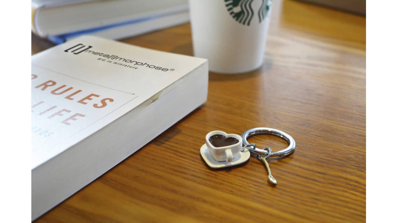 Sleutelhanger Metalmorphose "Coffee lover"