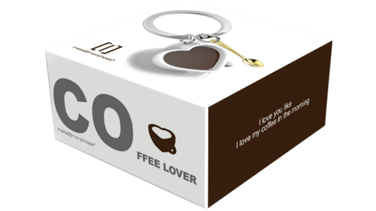 Sleutelhanger Metalmorphose "Coffee lover"