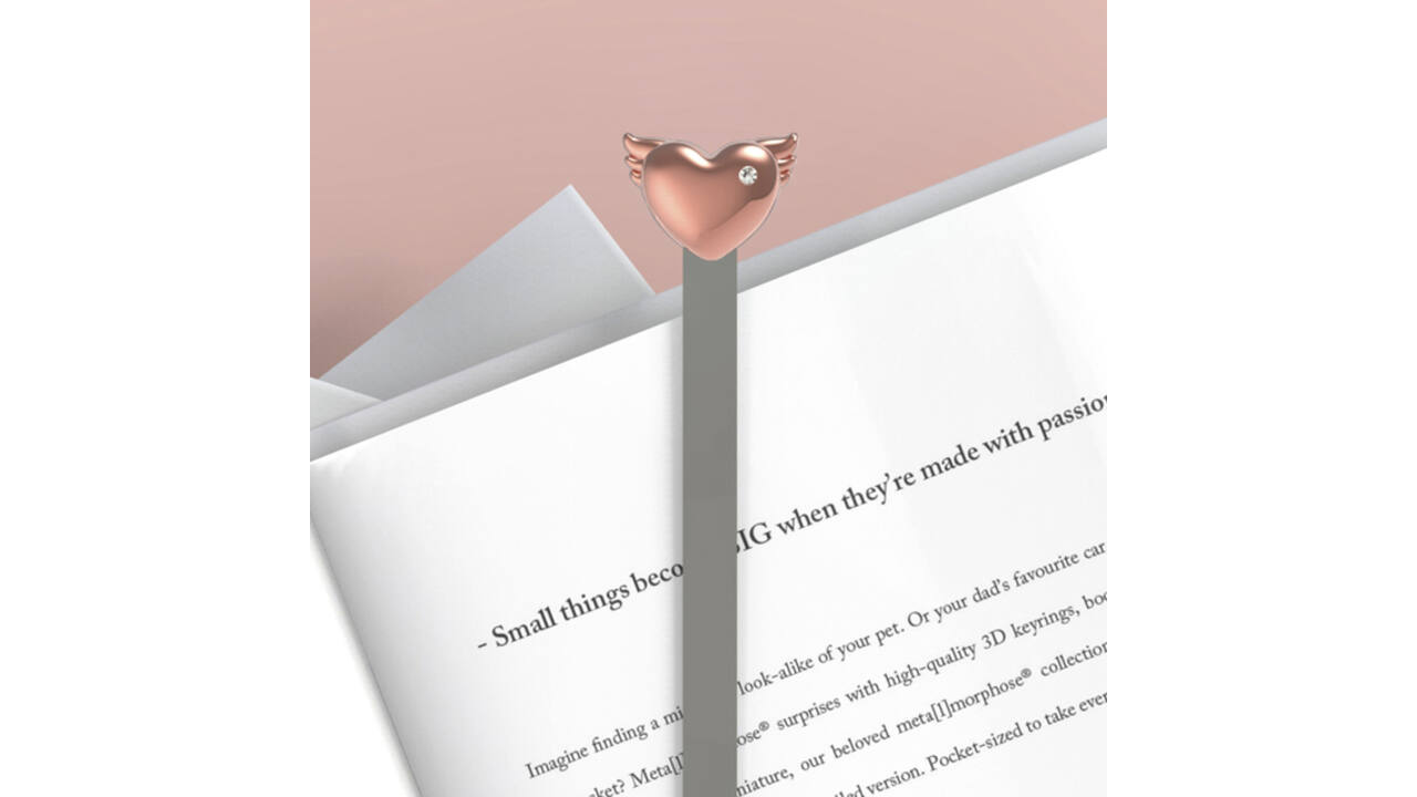 Boekenlegger Metalmorphose hart